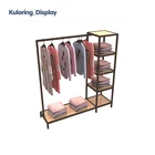 Modern Lady Clothes Store Interior Design Retail Clothes Display Stand For Clothing Store And Shop