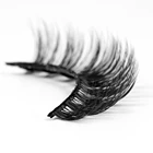 CH12 3d 4d 5d 6d false cheap colorful faux mink eyelashes wisps custom eyelash packaging box wholesale sample