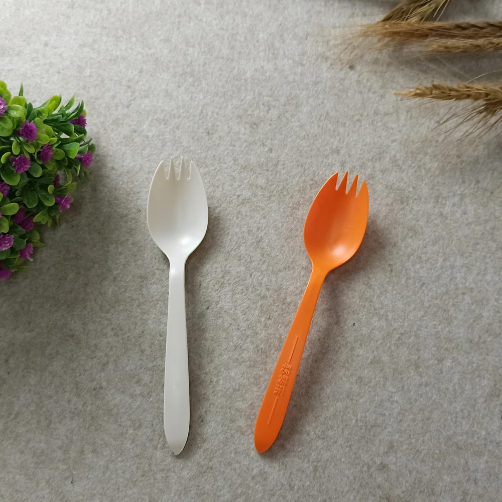 Wholesale Biodegradable Disposable Compostable CPLA Plastic Cutlery