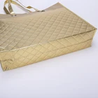Laminated Shopping Tote Shopping Bag Tote Wholesale Laminated Non Woven Golden Shopping Tote Bag
