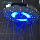 Led Rainfall 8inch Red Green Blue 3 Color Changing Led Lighting Round Rainfall LED Shower Head