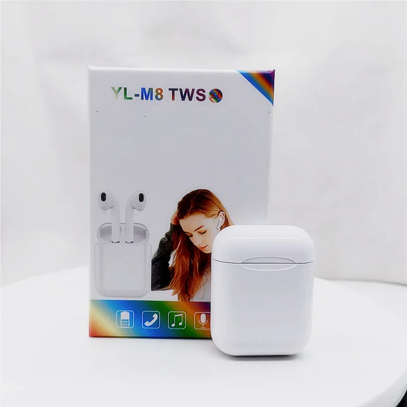 Shaped ear pods tws auriculares i7p i7x m8 m9 bluetooth wireless earbuds for apple - ANKUX.COM