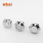 ABEI 16mm Power Control System start on off computer door waterproof metal momentary push switch button