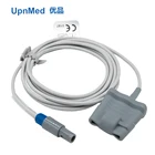 Drager Vista 120 adult soft tip spo2 sensor, 6pins 40degree, 2.8m