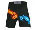 Custom printed mma rash guard sublimation fight mma shorts