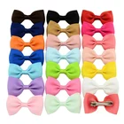 high quality grosgrain ribbon made dog hair bow, clips for hair bows