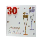 Custom Made Birthday Age Handmade Greeting Cards Resin Fittings 3d
