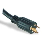 Locking generator extension cord power cords