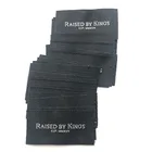 Computerized Clothing Cut and Fold Damask Woven Label for Garment Label