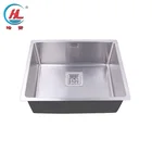 2019 Hot Sale Topmount Hand Made Sink Single Bowl 304 Stainless Steel Handmade Kitchen Sink
