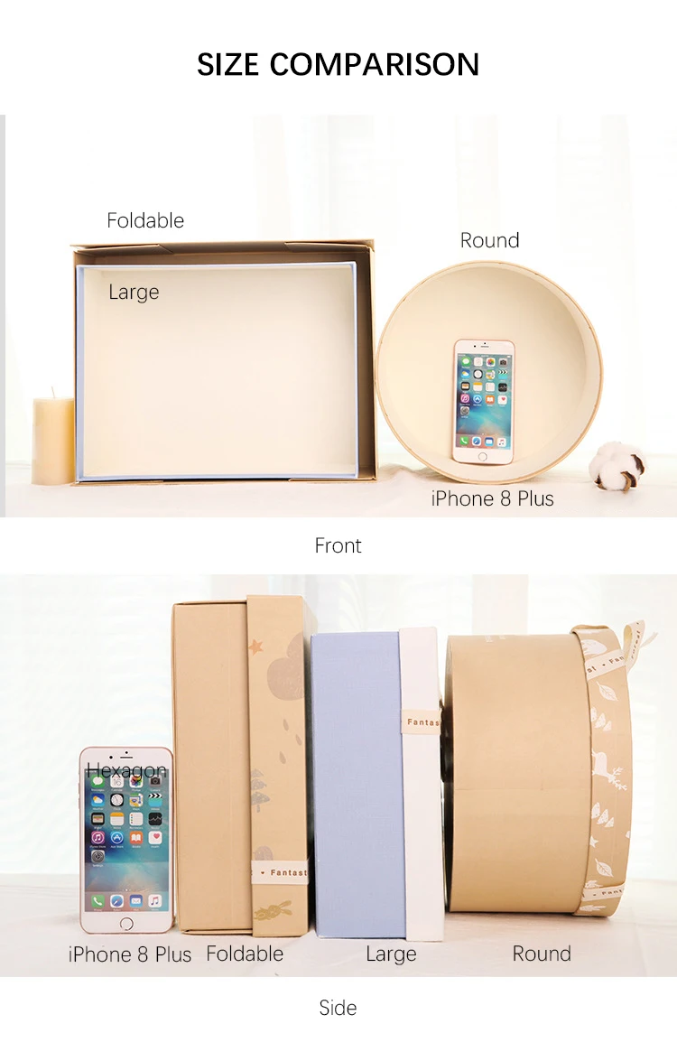 cute gift box for baby girl boy custom boxes foldable brown box