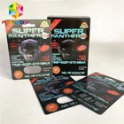 Display Packaging Packaging Custom 3D Lenticular Card Sex Pill Card Plastic Blister Packaging With Display Boxes