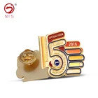 Custom embossed 3d logo epoxy round blank metal enamel pop lapel pin badge manufacture