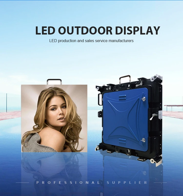 die-casting aluminum outdoor led display module screen p6 out