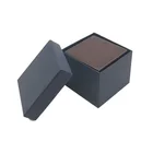 Top Grade Custom Logo Unique Wooden Ring Jewelry Box with Pu Insert