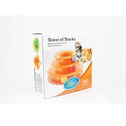 Custom Eco- Friendly Removable Training Exercise 3 Level Plastic Roller Tracks Tower Cat Ball Toy Interactive Pet Cat Toy