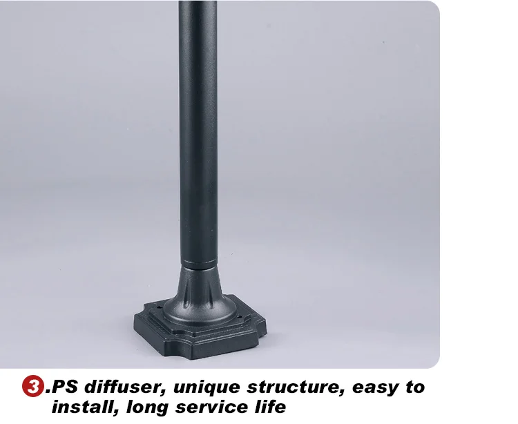 Hot Sale Newest Outdoor Decorative Fixture Pillar Lights For Garden Gate