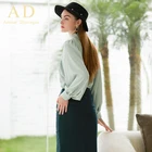 New Design Luxury Summer Top Shirt Woman Formal Business Blouse