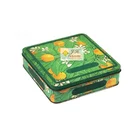 JH Eco-Friendly square tin cans cookies tin cans for food packaging