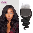 Bliss 5x5 Swiss Lace Closure Brazilian Virgin Cuticle Aligned Hair Body Wave Free Part Lace Closure