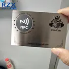 Custom Printing Credit Card Size ISO 14443A 13.56Mhz NFC Metal Card for Payment Application