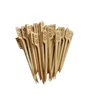 Professional Bbq Teppo Skewers Bamboo Skewer With Haddles Round Rod Supplier