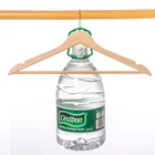 Factory Wholesale Garment Usage Natural Custom Wooden Clothes Hanger