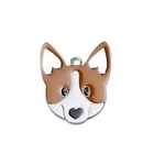Customized delicate craft engraved fox metal pendant Keychains china Supplier Wholesale
