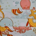 french terry cotton lycra digital printing knit fabric CT095