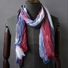 Superior Quality 100% Acrylic Spring Stripe Scarf For Men