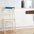 Wooden Children Furniture Toilet Fold Step Stool Wooden Children Bedroom Furniture For Kids Learning Tower