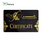 Credit card size blank plain white pvc cards id card
