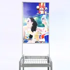 custom beverage display stand metal floor display for retail store supermarket