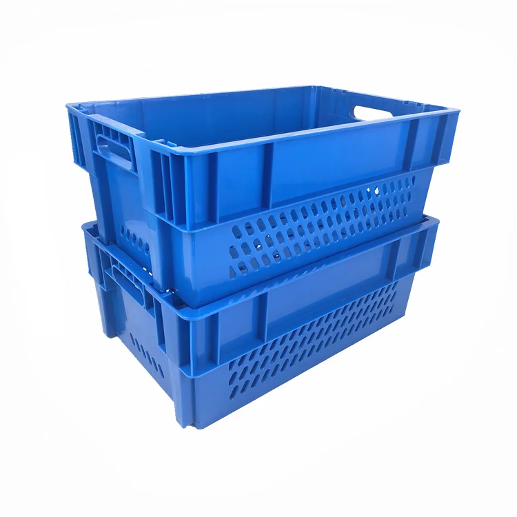 High Quality Large Capacity Collapsible Plastic Storage Crates for Sale manufacture