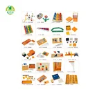 Qixin juguete de madera montessori teaching aids material kids in china