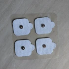 5*5cm replacement electrode tens pads with snap/pigtail wire for TENS Unit Medical Device