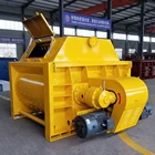 JS electric motor ready mixed double horizontal axle construction equipment concrete mixer