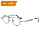 Latest model irregular titanium spectacle eyewear frame optical glasses in stock