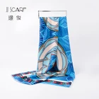 Hot sale narrow square luxury chiffon head scarf for muslim woman