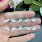 China moissanite manfacture Pear shape 2*3 3*4 3*5 DEF GH color VVS man made diamonds