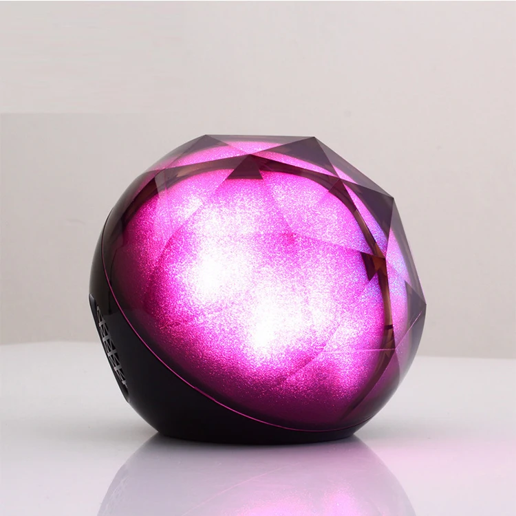 New BT Wireless Parlantes RGB Led Color Ball Night Light Diamond Bluetooth Speaker - ANKUX.COM