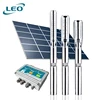 LEO Hybrid AC/DC Stainless Steel Submersible Water Pump Home Power Solar System