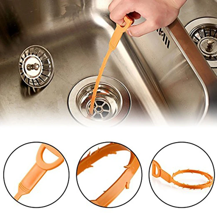 2019 Amazon Hot Sale New Product Drain Snake Drain Cleaning Unclog Remover Hair Sewer Filter Tool drain cleaner