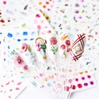 Nail Art Flower 3d 2020 New Arrivals Nail Art Embossed Adhesive Non-toxic Decorative Flower 3d Nail Sticker