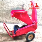Forestry machinery 3 point hitch tractor PTO wood chipper shredder for sale