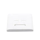 MT-5910-2 Surface Plate Dual wall mount socket outlets for RJ45 network keystone jack