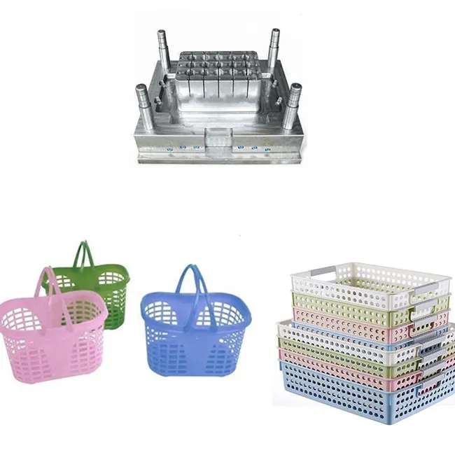 factory custom veget laundry plastic basket mould with