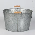 Set Fantastic Quality Popular Country Style Garden Green Iron Art Floral Organ Set Of Basin