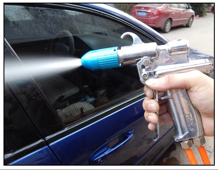 High pressure multi function water and air dual mixing spray gun
