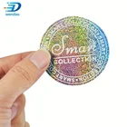 Custom Design Two Side Printing Double-side Vinyl label Sticker
